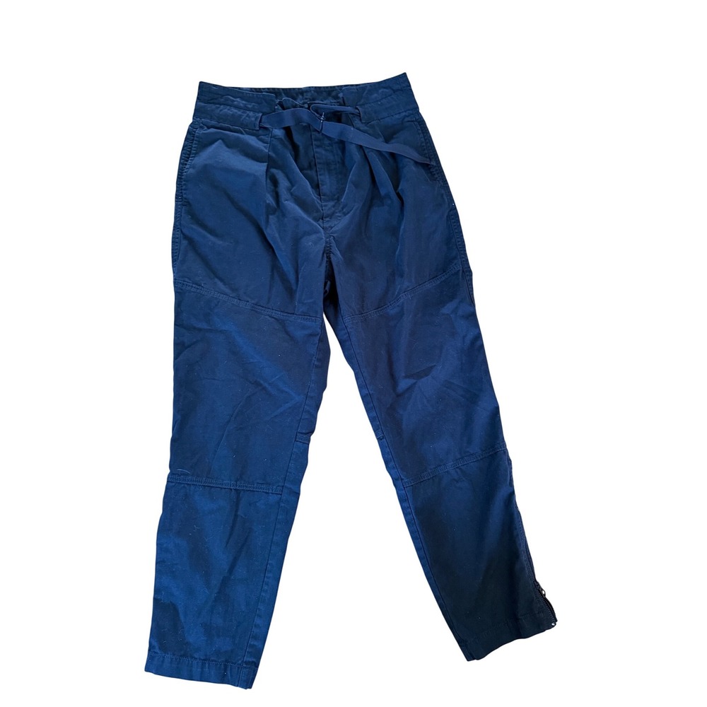 Rag &‎ Bone black belted cargo pants cropped